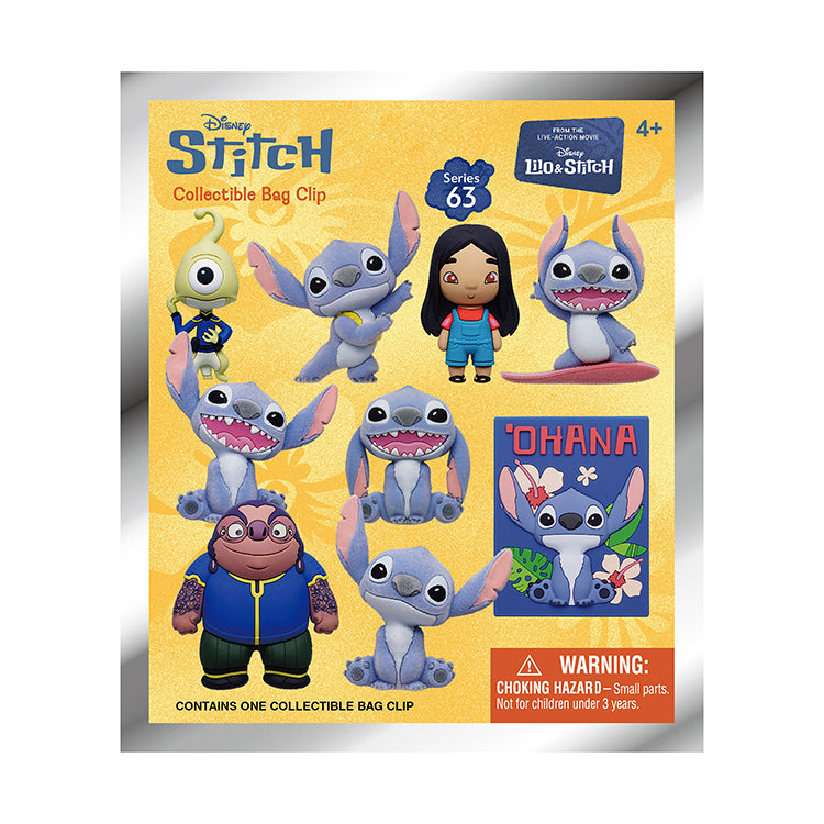 Lilo & Stitch Movie 3D Collectable Keychains